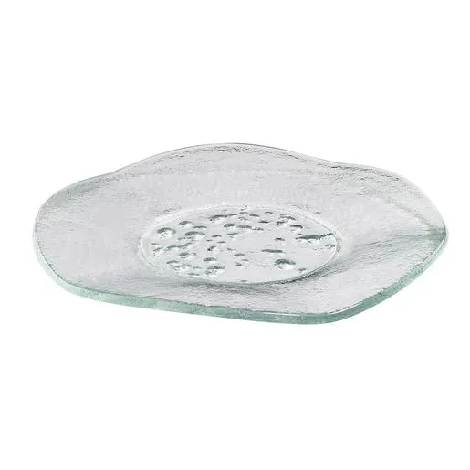 CREATIONS 7 7/8" Round Plate - Clear Bubble
