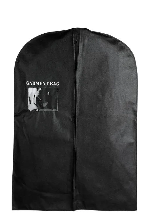 Hospitality 1 Source, Zippered Garment Bag - Black