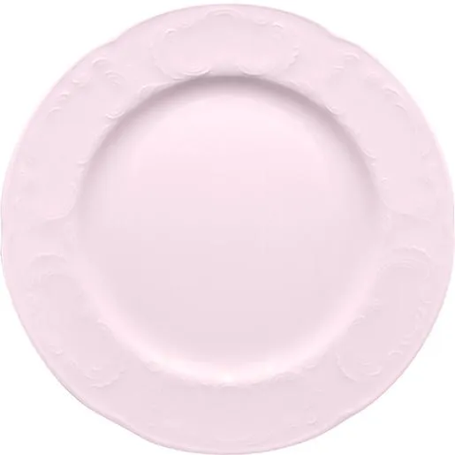 Plate flat with rim16 cm, Blush décor