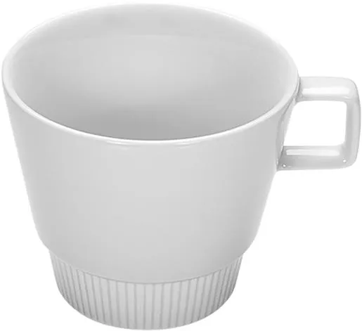 Coffee Tasting by Tafelstern 8.5 oz Cup with Handle, White Porcelain