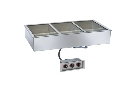 Alto-Shaam Halo Heat Drop-In, Electric, Hot Food Well Unit, (3) Full-Size and (3) Third-Size Pan Capacity