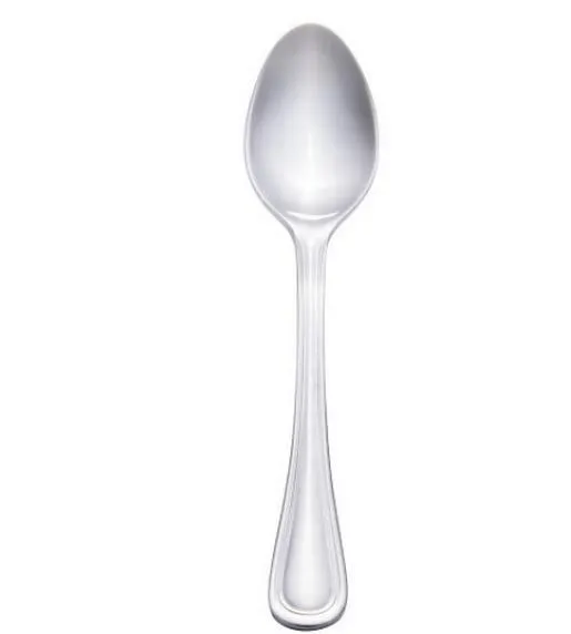 Walco 3529 Libson 4.5"L Heavy Weight 18/0 Stainless Steel Demitasse Spoon - 12/Case