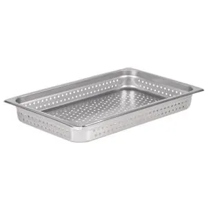 ABC  880223 2-1/2" Perforated Half-Size Anti-Jamming Steam Table Pan - 24 Gauge