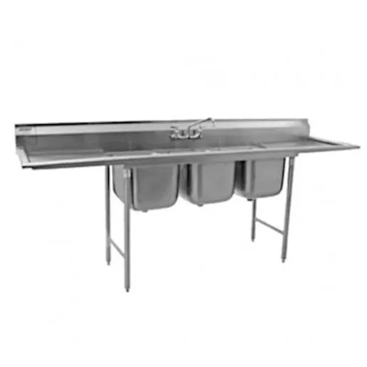 Spec-Master YFN2048-3-0218-00 Stainless-Steel, 3-Compartment, Sink