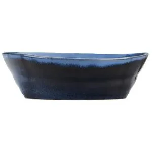 World Tableware STONE-8 Stonewash 26 oz. Low Bowl - Deep Blue, 12/Case