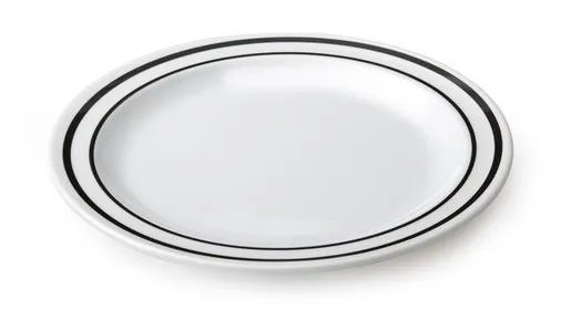 GET DN-909-AT Creative Table 9" Ascot Round Melamine Plate, 24/Case
