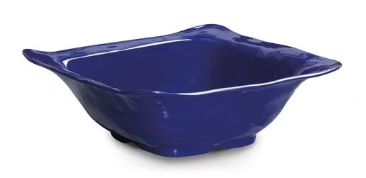 GET ML-131-CB New Yorker 4.25 Qt. Blue Square Catering Bowl, 3/Case