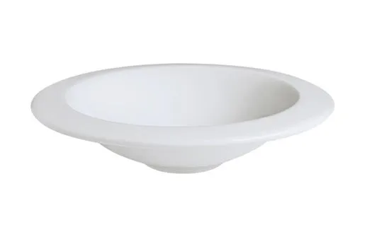 Corona 9.8 oz. Bright White Porcelain Fruit Bowl, 24/Case