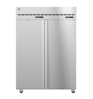 Hoshizaki DT2A-FS, Refrigerator and Freezer, Two Section Dual Temp Upright, Full Stainless Doors with Lock