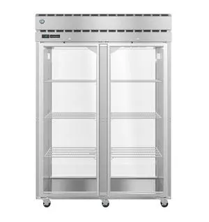 Hoshizaki PT2A-FG-FG, Refrigerator, Two Section Pass Thru Upright, Full Glass Doors with Lock