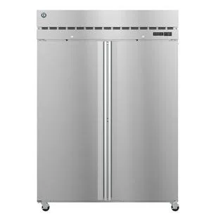 Hoshizaki F2A-FS, Freezer, Two Section Upright, Full Stainless Doors with Lock
