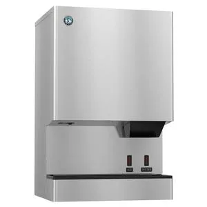 Hoshizaki DCM-500BWH-OS, Cubelet Icemaker, Water-Cooled, Hands Free Dispenser, Built-in Storage Bin