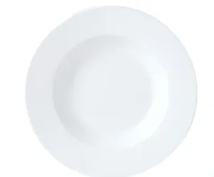 Steelite 11010350 19 oz. White Ceramic Pasta Bowl, 6/Case