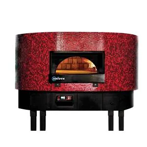 Univex DOME47FT Stone Hearth 47" Rotating Deck Flat Top Pizza Dome Oven, 208V