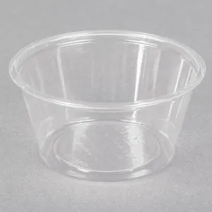 Fabri-Kal GPC200 Greenware 2 oz. Compostable Clear Plastic Souffle / Portion Cup - 200/Case